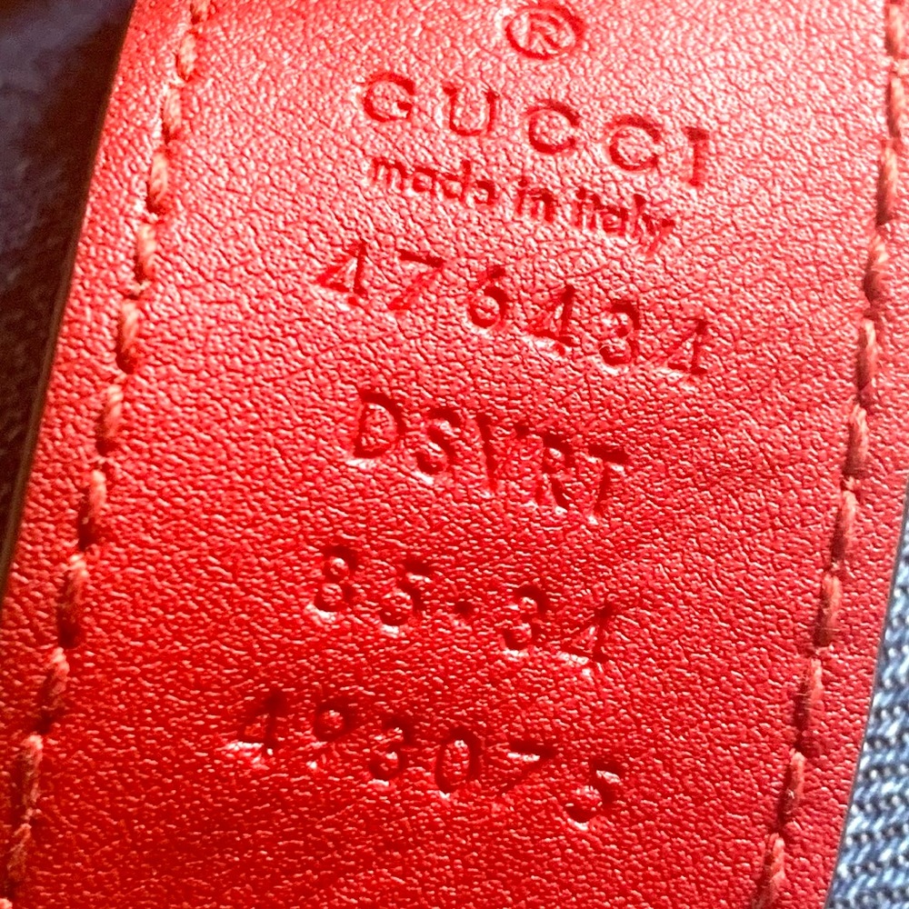 ❤️✨GORGEOUS ✨❤️ GUCCI BUM WAIST LEATHER ZIPPER BAG - Picture 7 of 16